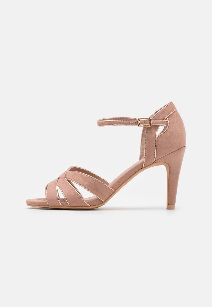 Sandale ANNA FIELD Anna Field High Heeled Sandals Rose Doré Femme | JMM-2702370